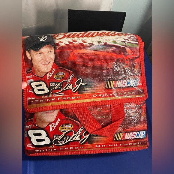 Kolder Case 2005 Nascar Budweiser Dale Earnhardt Jr 24 Can Zipper Cooler vintage - Picture 6 of 9